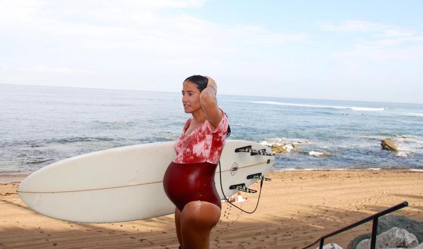 Surfing pregnant by a gynaecologist
