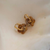 MARGARITA 18K GOLD SURF EARRINGS - Chocolate