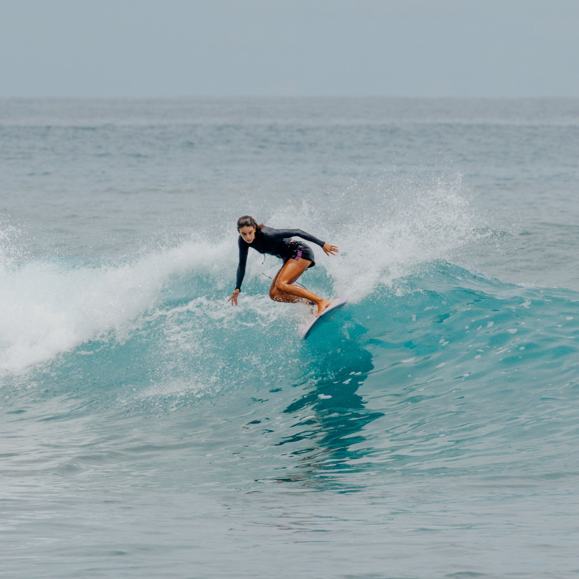 women boardshorts black lore of the sea surfing