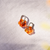 MARGARITA SILVER SURF EARRINGS - Amber
