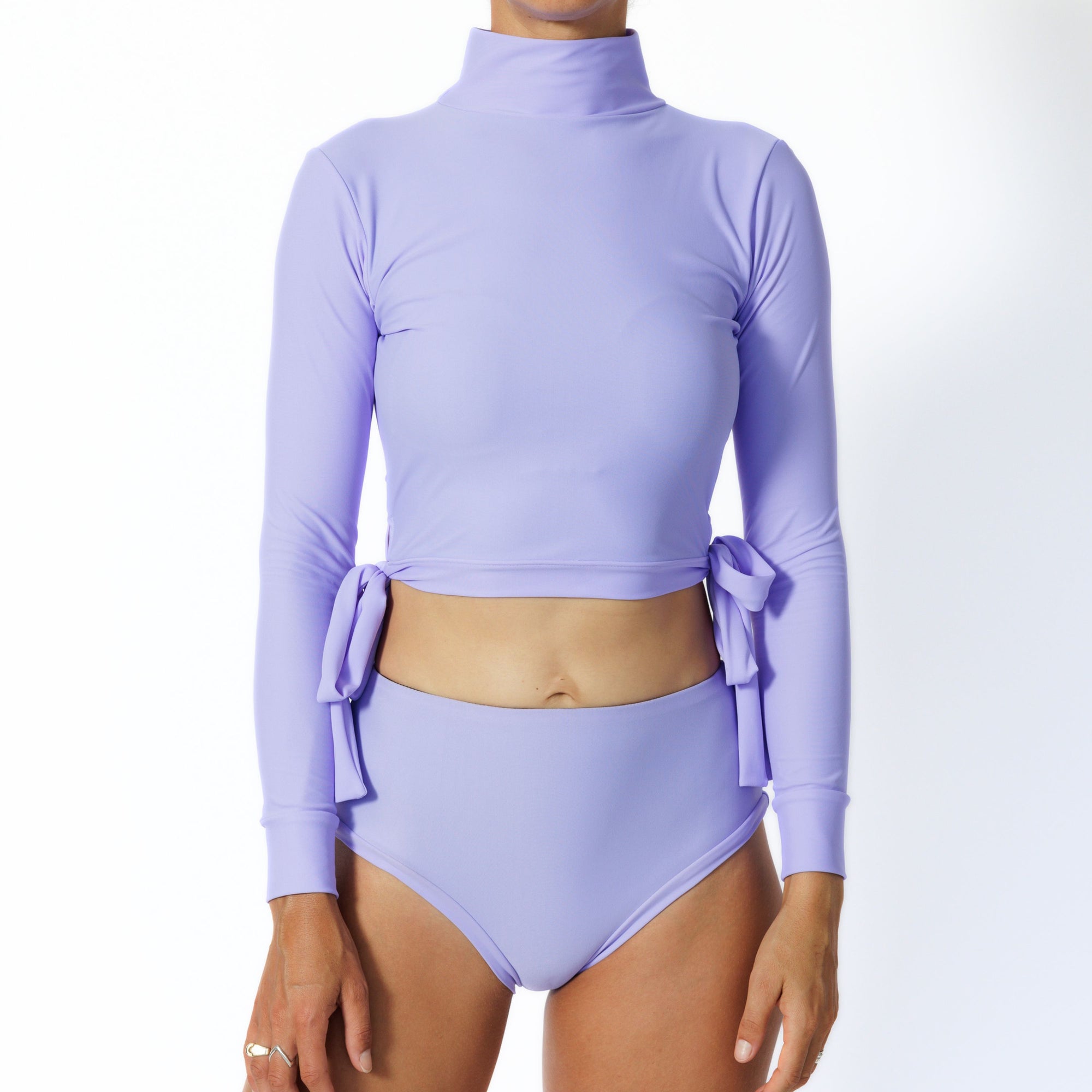 ACOTZ CROPPED TOP LAVENDA Lore of the sea