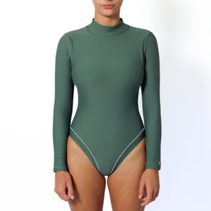 Alaia Surfsuit Cactus Green long sleeves women wetsuit