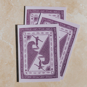 Queen of Heart Post Card for gifting Surf Lore