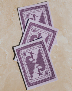 Surf Illustration Post card Lore of the Sea Surfwear