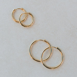 lore of the sea 18k gold waterproof earrings