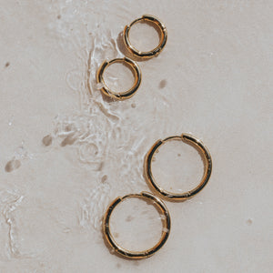 lore of the sea 18k gold waterproof earrings