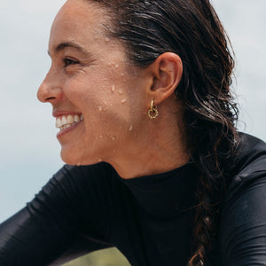 tide hoops surf earrings