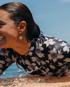 waterproof surf earrings lore of the sea gold