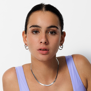 silver hoops for surfing lore of the sea surf earrings