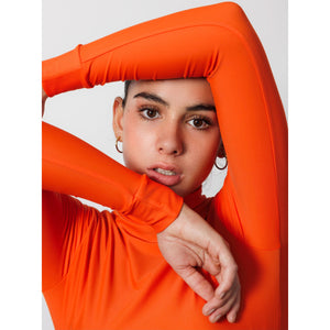 Long sleeves orange top - lore of the sea