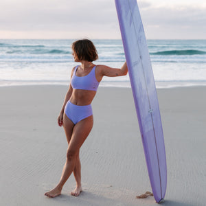 High waist BIARRITZ BOTTOMS LAVENDA to make your legs look longer 