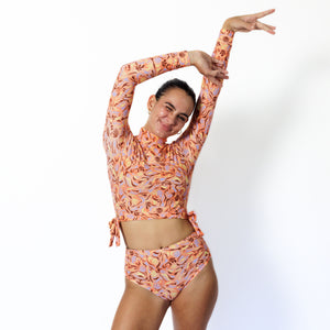 High neck and long sleeves top - Lore of the sea