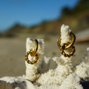 tide hoops surf earrings lore of the sea