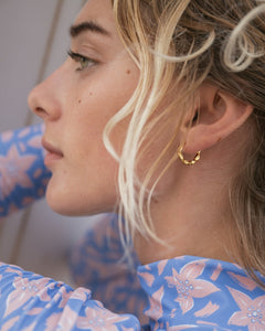 wavey earrings lore of the sea surf 