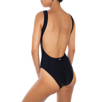 recycled swimsuit black one piece Lore of the sea