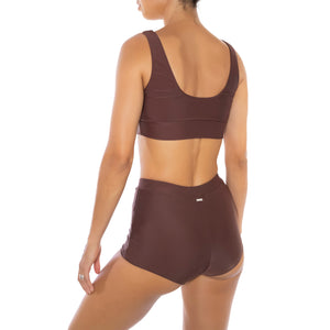 bralette bikini top brown Lore of the Sea