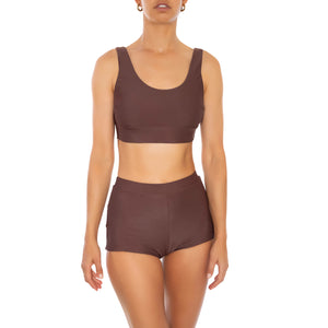 brown surfing bikini lore of the sea