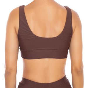 ZURRI BIKINI TOP BROWN CHOCOLATE Lore of the Sea