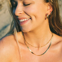 Lore of the Sea Surf Jewellery 18k gold chain necklace