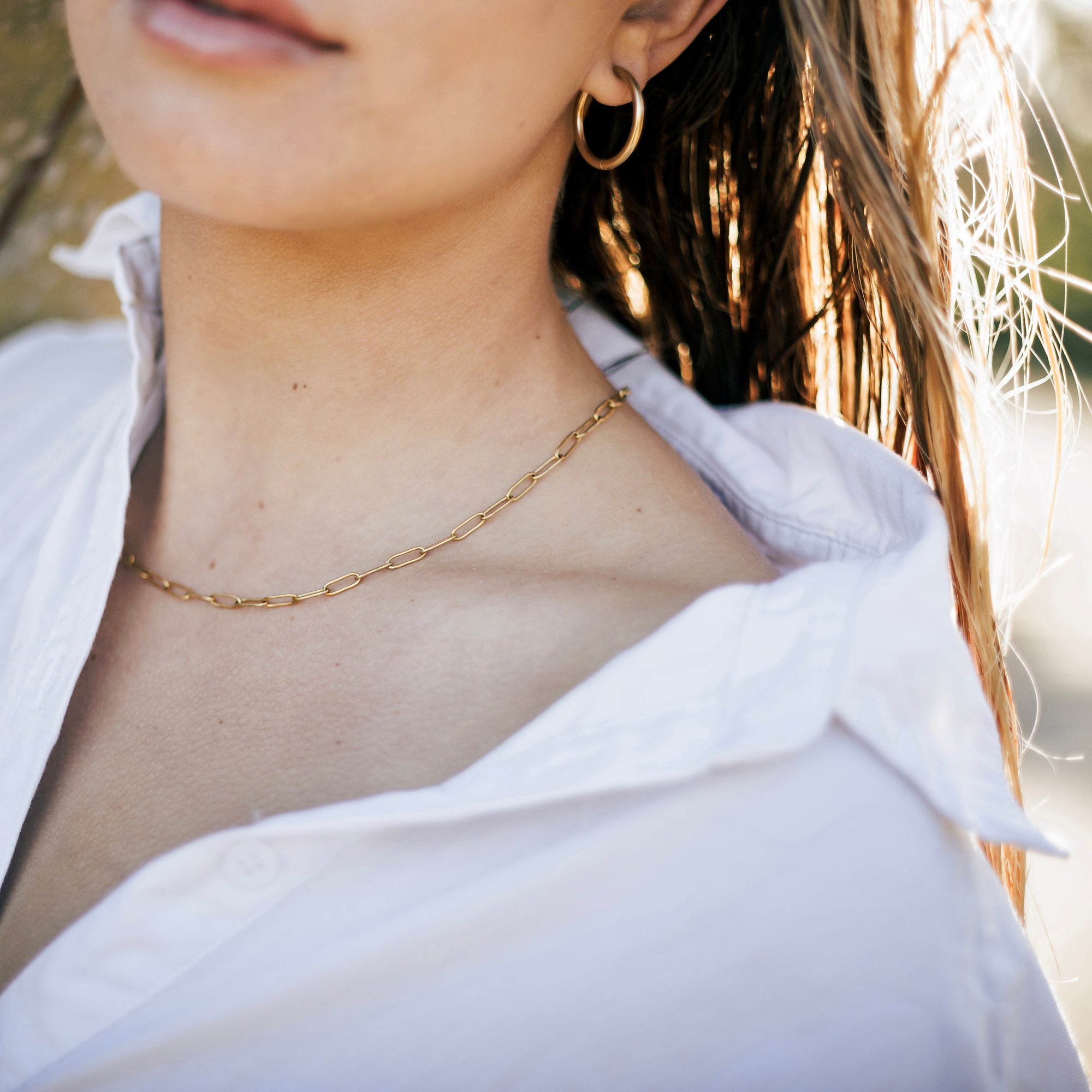 Link chain gold by lore of the sea surf jewellery