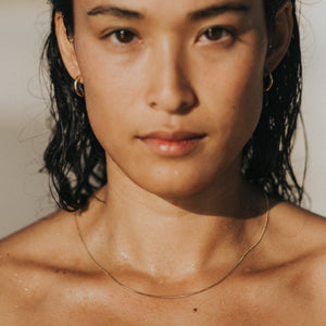 waterproof round snake necklace for surfing Lore of the sea