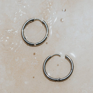 Silver hoops waterproof surf proof lore of the sea