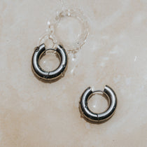 12mm thick surf earrings silver sea waterproof surf jewellery