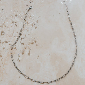 Waterproof silver necklace Lore of the Sea 