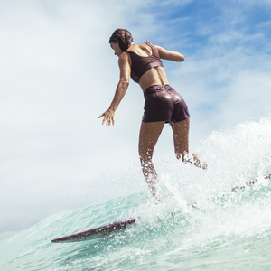 women high waist surfing board shorts lore of the sea